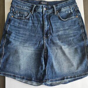 Women's Size 1XL Judy Blue High Waist Tummy Control Denim Shorts